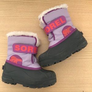 Sorel Kids Snow Commander Boots, Size 11